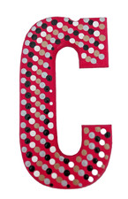 Dot Painted Wood Letter-C