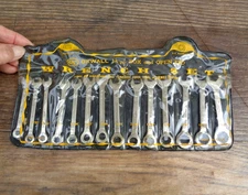 Vintage OXWALL No 3972 14 Piece Box And Open End Ignition Wrench Set w/Pouch