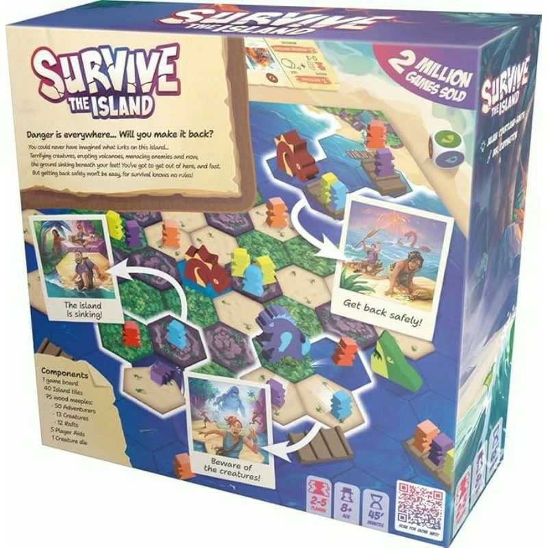 Zygomatic | Survive The Island | Board Game | Ages 8+ - Image 2 of 2