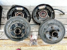 1936 Dodge D2 Front Drum Brake Assemblies Left And Right