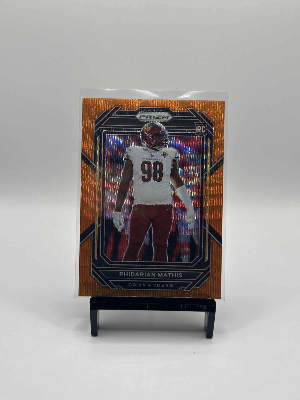 Phidarian Mathis Panini Prizm #390 Orange Wave