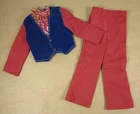 Ken burgundy & navy Top & Pants Best Buy Fashion #9705 vtg Mattel 1975 70s