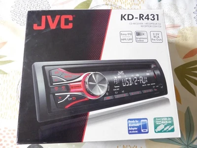 Autoradio JVC KD-R431 neuf – jamais utilisé – emballage d’origine - Photo 1/4