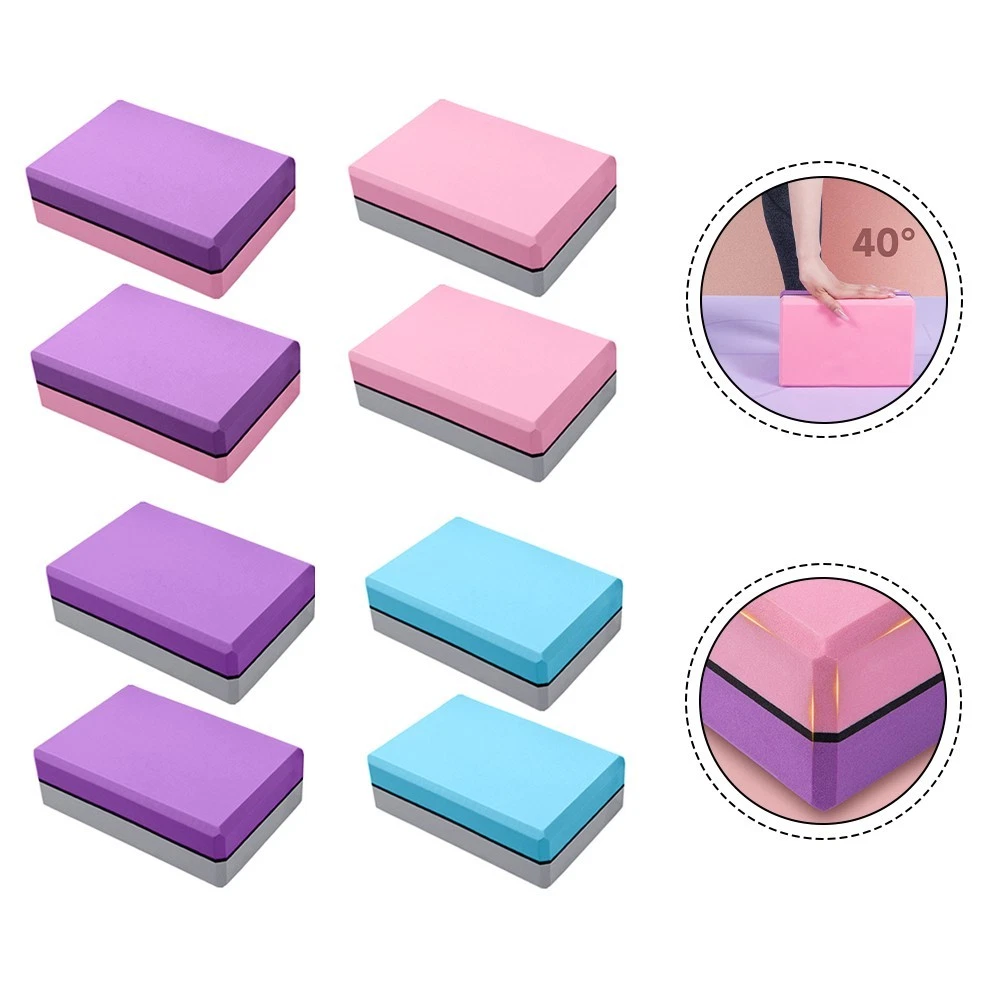 EVA Foam Blocks Pilates Support Home Workout Additional Height Support