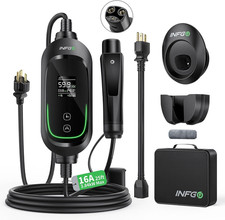 Level 1 2 Tesla Charger, 12A 120V/16A 240V, NEMA 5-15  NEMA 6-20 Plug, Electric