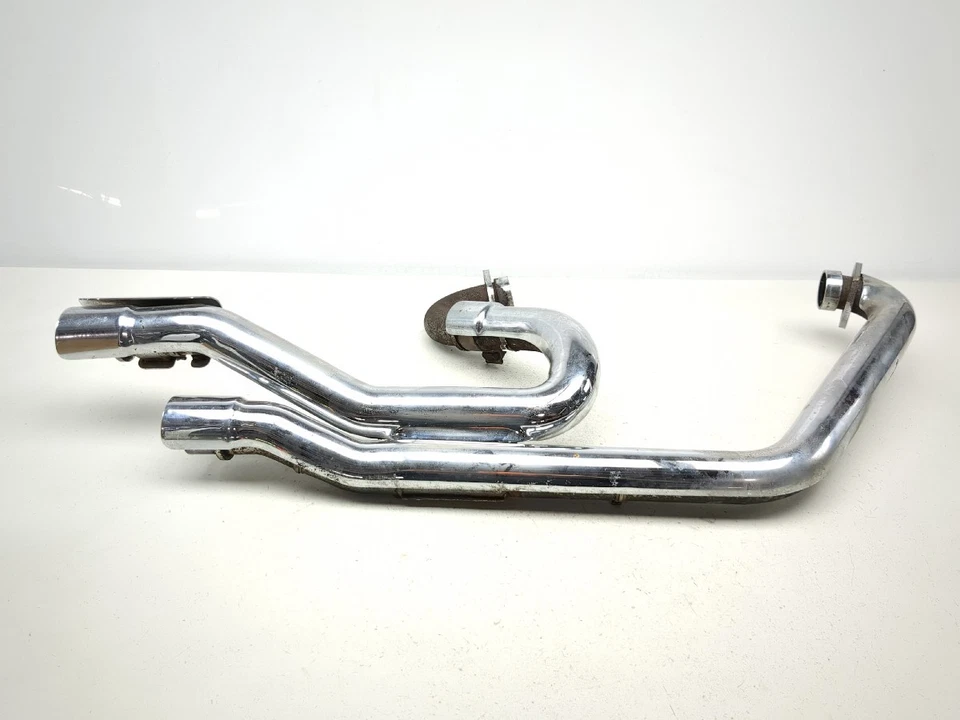 03 Victory V92 Exhaust Headers Head Pipes - Image 3 of 4