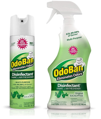 Ready-To-Use Disinfectant and Odor Eliminator, Cleaner and Fabric/Air Freshener,