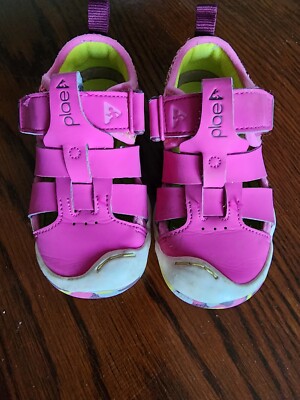 Plae Sam Toddler Fishermans Sandal Size Pink Size