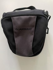 Quantaray Padded Black Camera Bag W/Carry Handle  Adjustable Strap