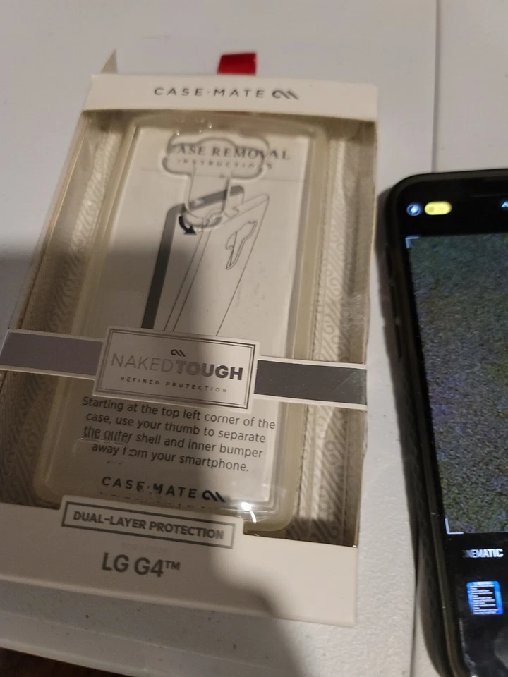 Funda Carcasa Mate Desnuda Resistente Antigolpes Transparente Delgada TPU para Teléfono LG G4 H810 Foto 4 de 4