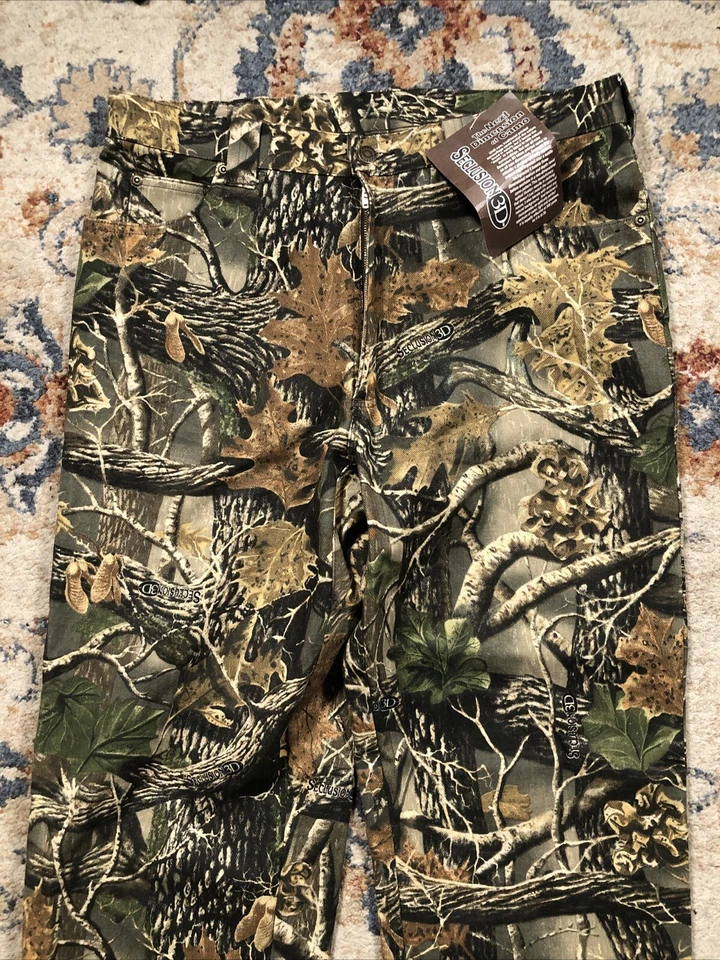 CABELA'S Men's 36 R Seclusion 3D Open Country Camo Hunting Pants 100% Cotton NWT - Image 2 of 4