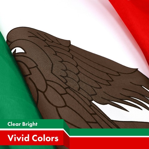 NEW G128 Mexico Flag 5-Pack 3x5 FT, Mexican Printed 150D Polyester - 第 3/5 張圖片