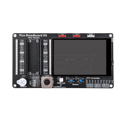 Raspberry Pi Pico/W Breadboard Kit mit 3,5 Zoll Touchscreen Breakout Board - Bild 13 von 15