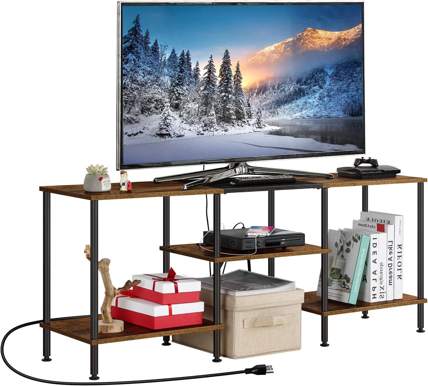 For Living Room, Farmhouse Style Tv Media Entertainment Cent