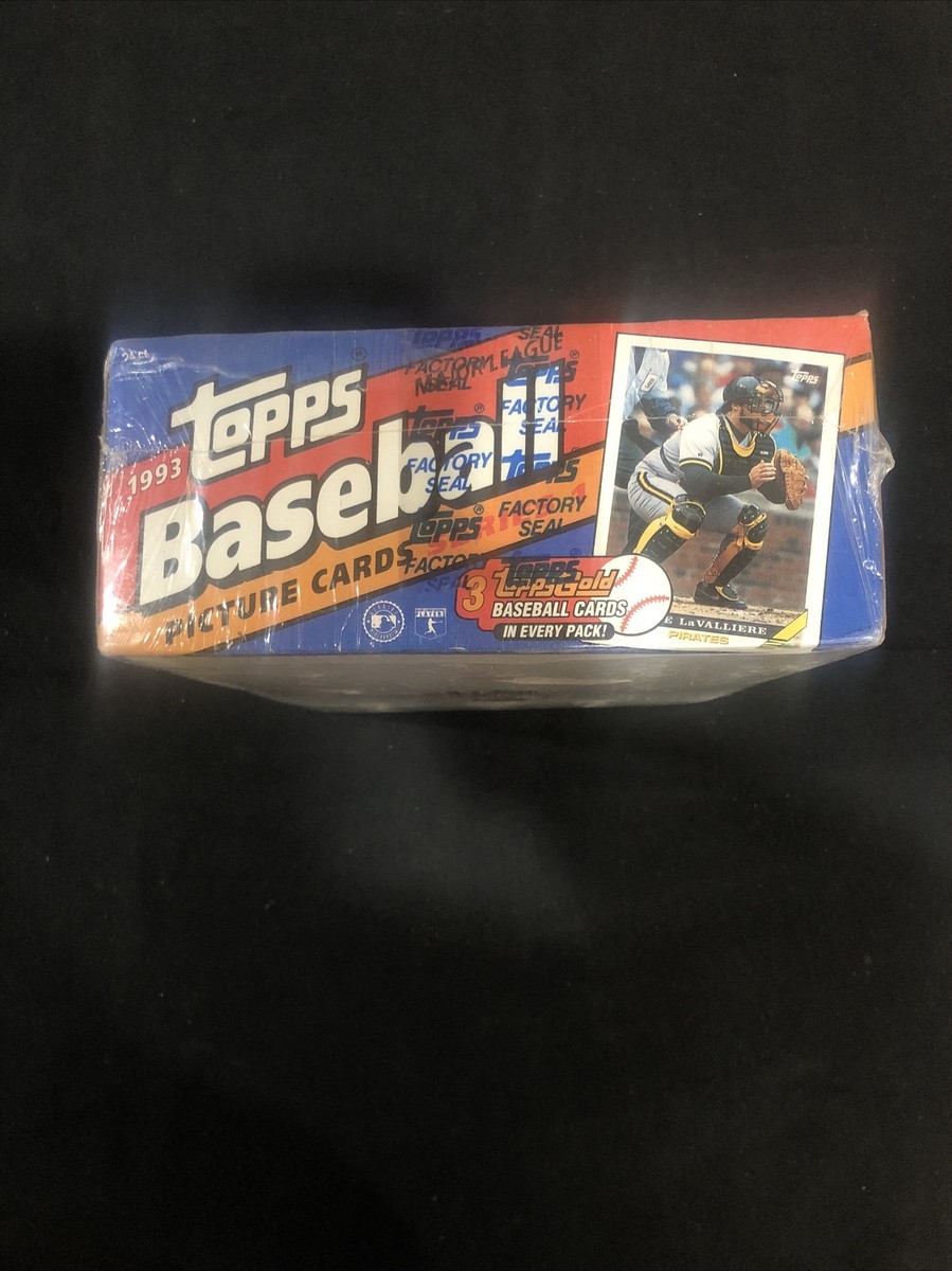 topps Baseball CARDS 1993年　未開封 Vintage TOPPS Baseball Cards. UNCUT Sheet 1993 Pre