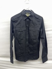 First Tactical Women Size Small BLACK Tactical Uniform Shirt LONG Sleeve NEW 75