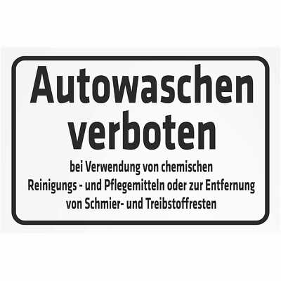 Schild Sicherheit - Autowaschen verboten bei Verwendung KPI-0286