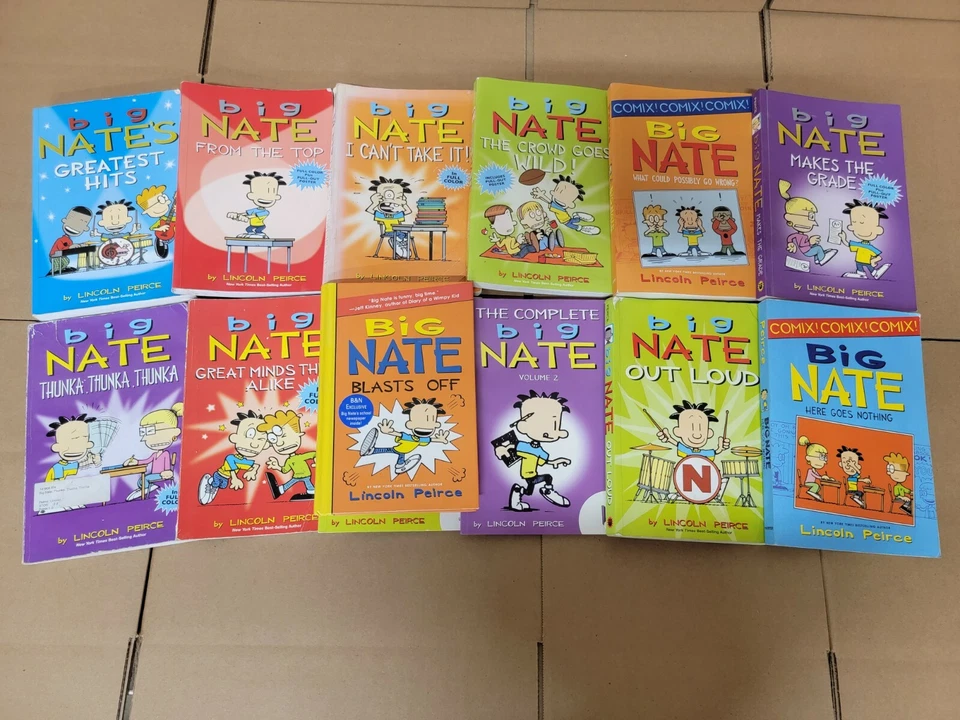 Lot of 5 Big Nate Paperback/Hardcover Books by Lincoln Pierce - Random Mix - Image 3 of 4