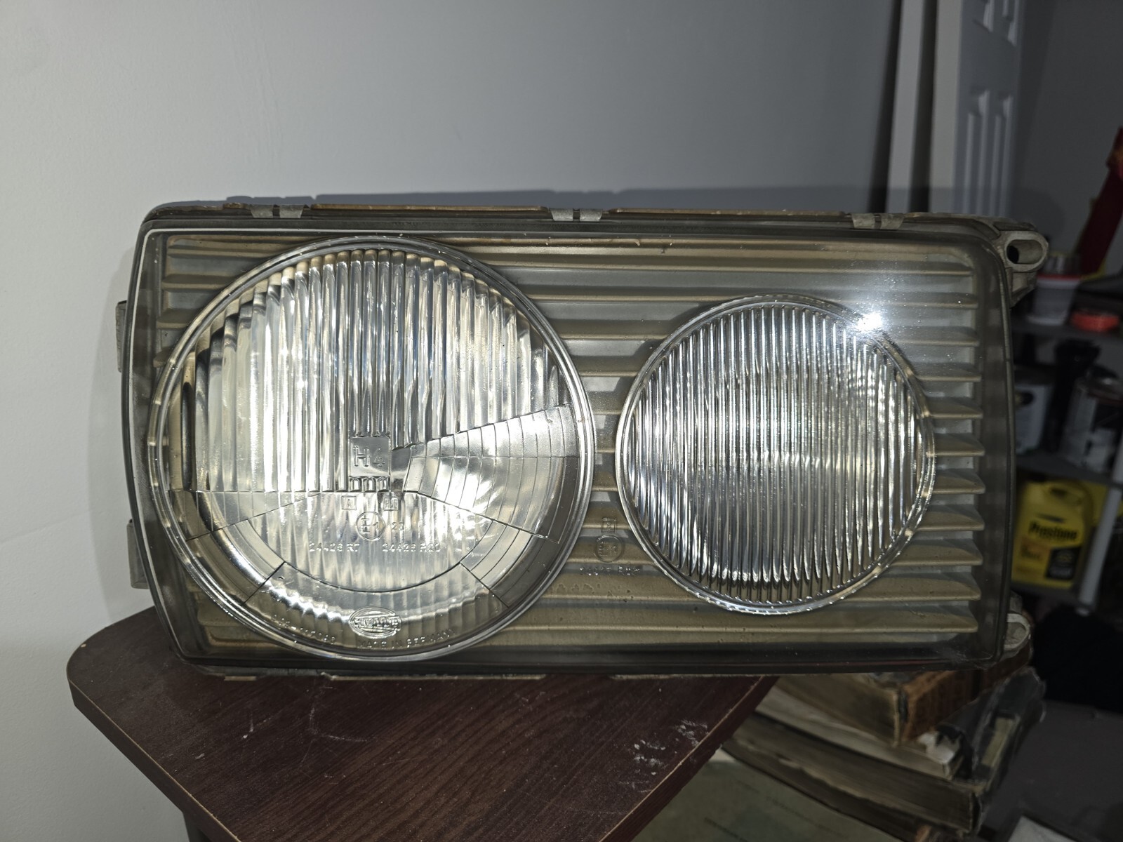 W123 Euro Style Headlights Bosch Hella Mixed Pair