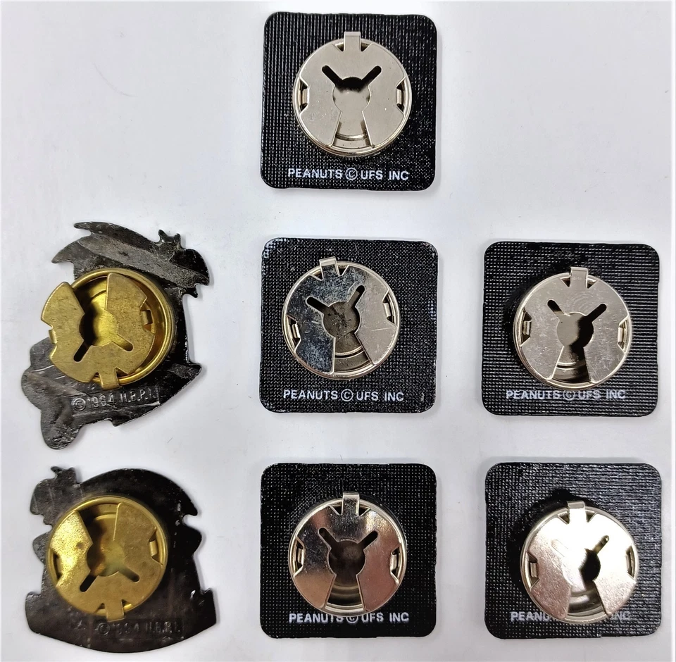 (7) Button Covers: Peanuts Snoopy, Woodstock, Lucy Flintstones: Fred, Barney - Image 2 of 2