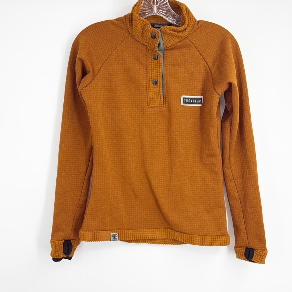 Trew Gear Vaporizer Mid Layer Burnt Orange Woman's Small