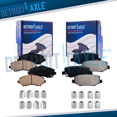Front Rear Ceramic Brake Pads for Dodge Nitro Jeep Liberty Wrangler JK Wrangler