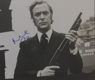 MICHAEL CAINE  SIGNED PHOTO AS 'JACK CARTER' GET CARTER-BRITISH FILM ICON-93