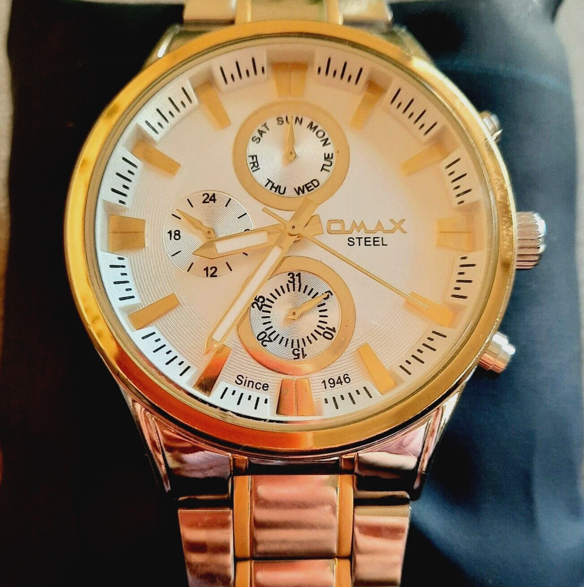 Omax watch japan movt sales