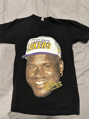 Pro Dada Los Angeles Lakers Shaquille O'Neil Big Face T Shirt Shaq Size Medium