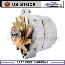 Alternator Fits Delco 10si Self-exciting For Chevy High Output 1 Wire 105amp