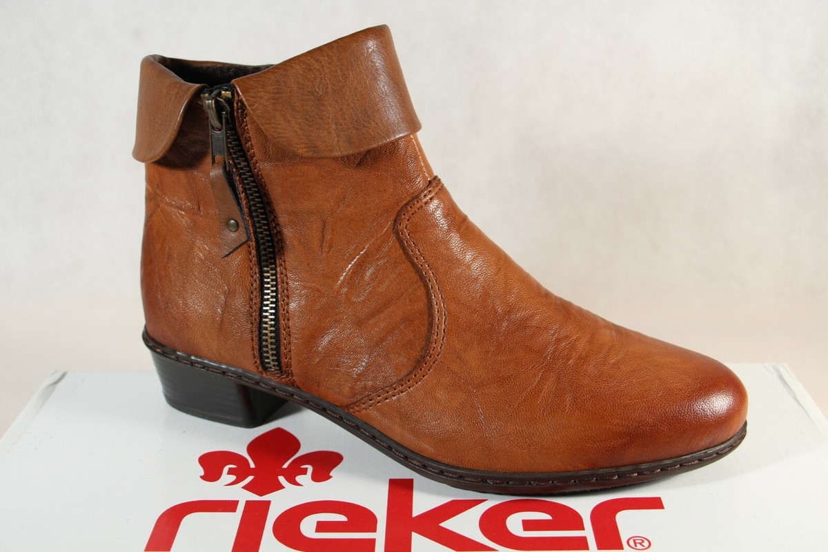 Brown Ankle Boots Braun Blockabsatz El Paso Women Mid Top Block