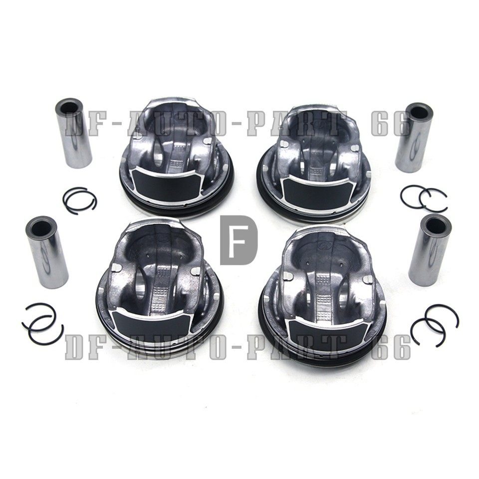 4 Oversize Pistons +0.5mm For Renault Dacia 1.2 TCe H5F400 – Barth Kit With Rings & Pins