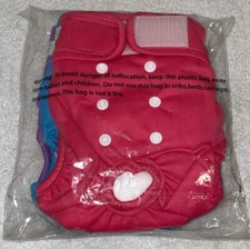 Reusable Washable Dog Diapers 3 Pack - for Female Dogs - Heat Incontinence