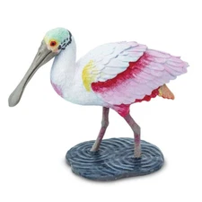 Roseate Spoonbill by Safari Ltd. retired bird figure 224829 Rare NEW