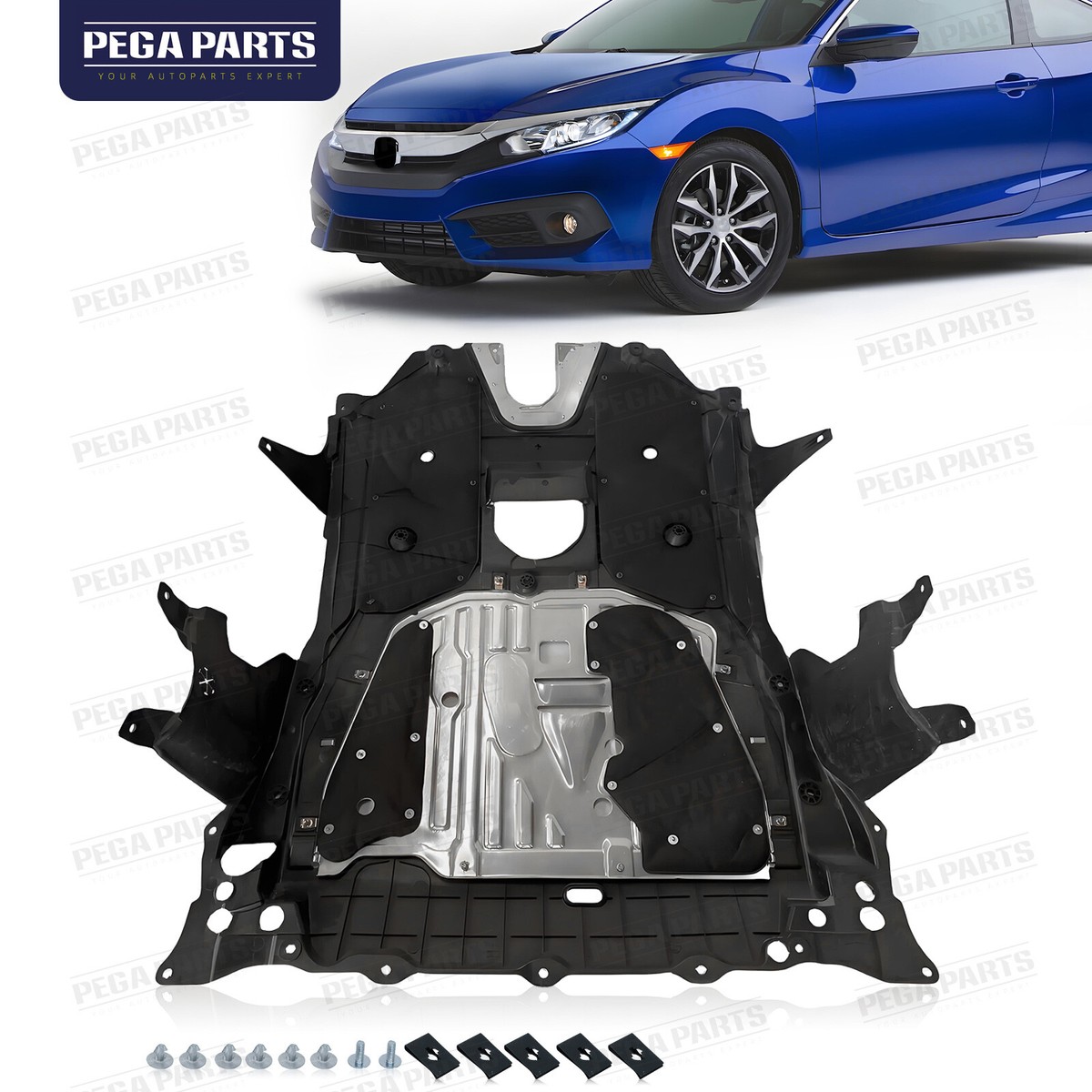 ホンダ　アコード　アンダーカバー　未使用品　74110-TL0-G00 ENGINE UNDER COVER 74110-TVA-A00 OEMアンダーカバー18 19 20 2018
