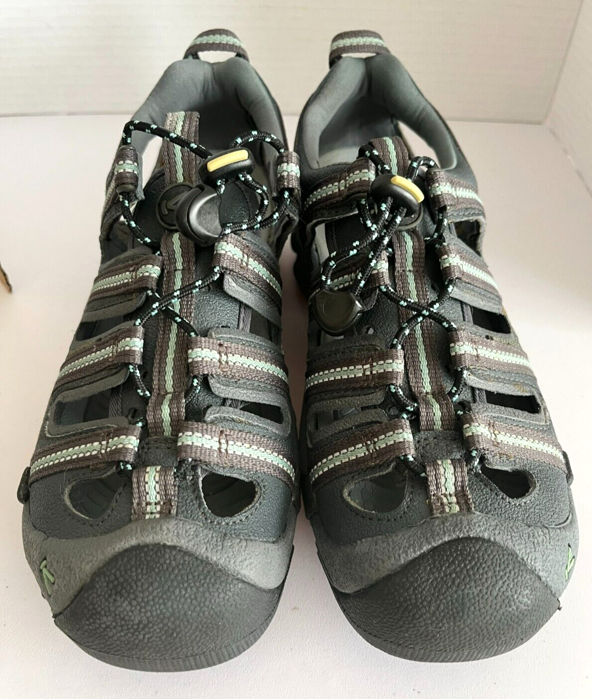 Sandali impermeabili Keen Foot Wear Aqua Stop Donna taglia 7 grigio e acqua