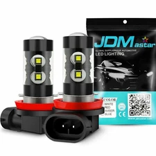 50W H11 1600LM LED Fog Light Bulbs White 6000K Power Spot Lamp