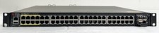 Brocade ICX7450-48P 48 Port Gigabit Switch 2x ICX7400-1X40GQ 2x PSU w/rack arms