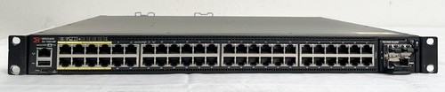 Brocade ICX7450-48P 48 Port Gigabit Switch 2x ICX7400-1X40GQ 2x PSU w/rack arms