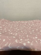 VINTAGE ORIGINAL MARIMEKKO PINK WHITE FLOWERS TWIN FLAT SHEET by DAN RIVER