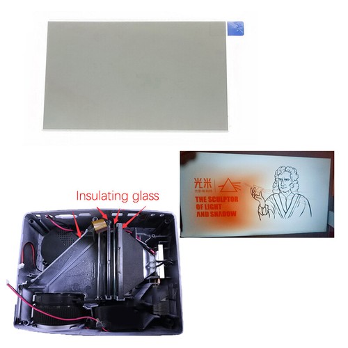 Thermal-isolating Polarizer Glass For 4 Inch Lcd Projector Repair For UC40 U F❤J - Afbeelding 8 van 12