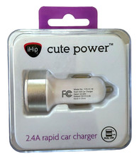 Chargeur Voiture USB IHip Goofs - Format Super-héros Rouge - 12-24V - Occasion (Emballage D'origine Inclus)
