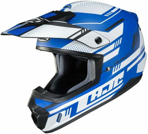 HJC CS-MX2 Motocross Helmet Trax BLUE 
