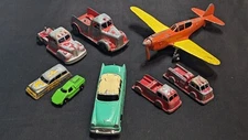 Vintage Metal Toys Lot: Hubley, Midgetoy, Tootsietoy, Goodee