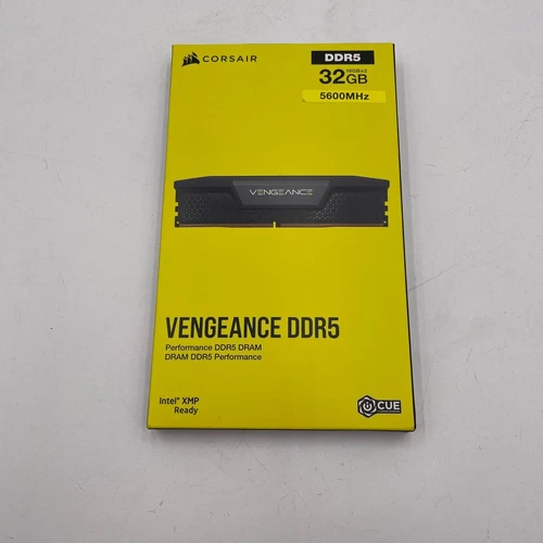 CORSAIR VENGEANCE DDR5 RAM 32GB 2x16GB Black CMK32GX5M2B5600C40