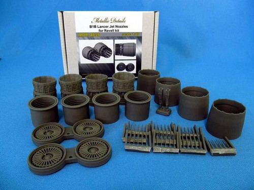 Rockwell B-1B Lancer, Jet Nozzels Scala 1:48 Resina per Revell Aircraft Model... - Foto 2 di 8