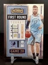 2020-21 Panini Contenders #98 Jonas Valanciunas First Round Ticket #/149