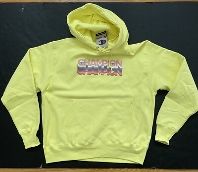 NEW Champion LIFE Reverse Weave Pullover Hoodie Cadmium