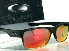 NEW Oakley TWO FACE Machinist BLACK POLARIZED Galaxy RUBY Iridium Sunglass 9189