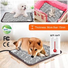 27inch Electric Pet Heating Pad Warmer Heater Bed Mat Dog Cat Blanket Waterproof
